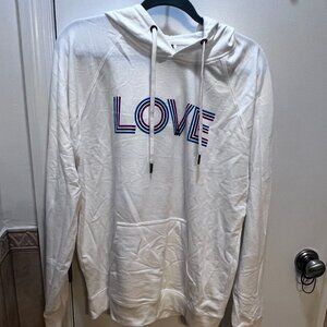 White Hoodie: Exclusive LOVE
